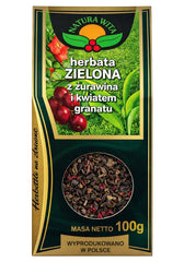Natura-Wita Green Tea baksida med näringsinformation