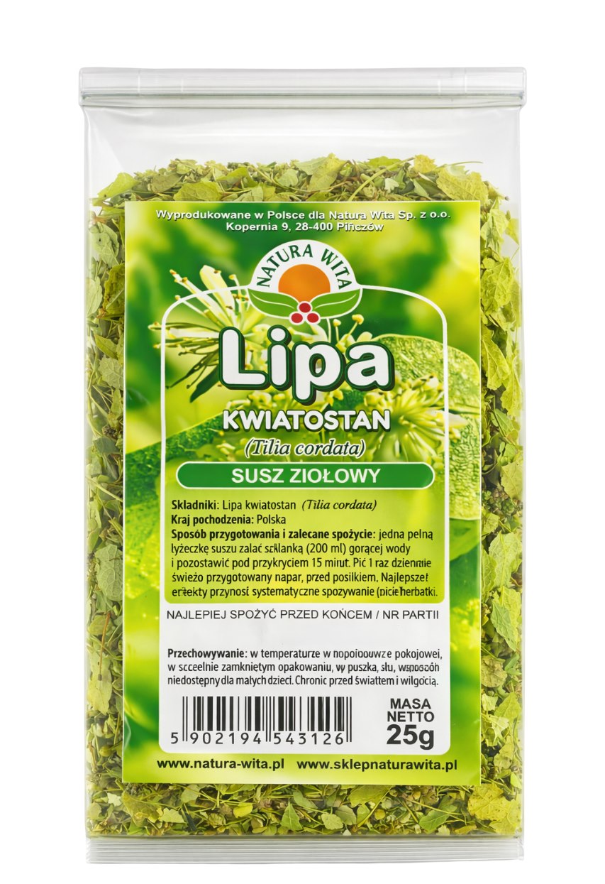 Natura-Wita Linden Flower Tea baksida