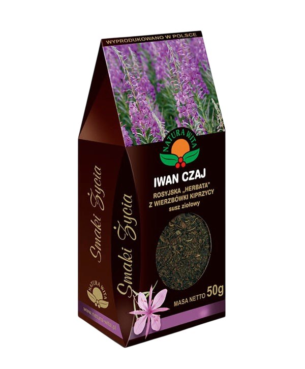 NATURA-WITA Fireweed Tea framsida förpackning