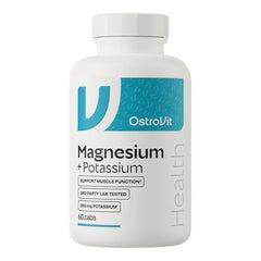 Ostrovit Magnesium + Potassium baksida näringsfakta