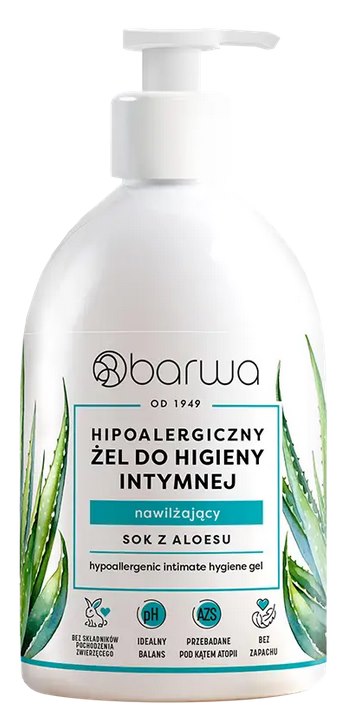 Barwa - Hypoallergenic Intimate Hygiene Gel With Aloe 500ml