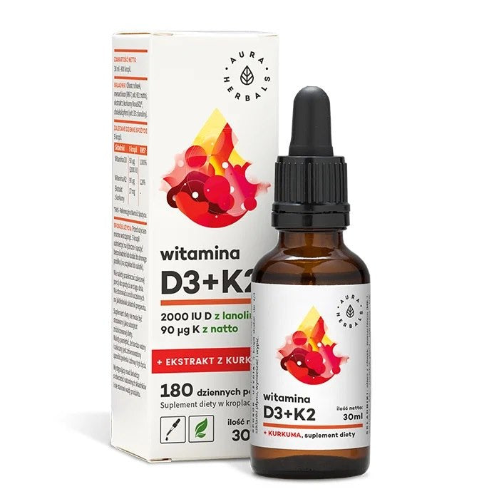 Aura Herbals - Vitamin D3+K2
