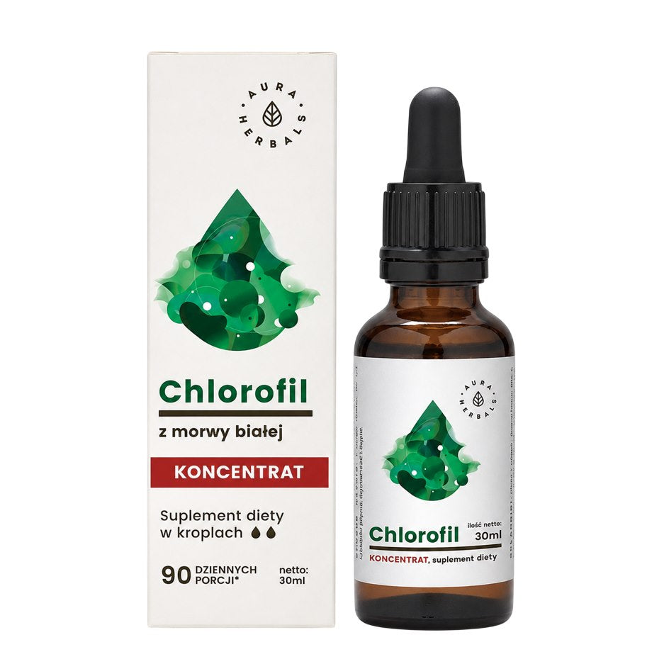 Aura Herbals - Chlorophyll From White Mulberry (30ml)