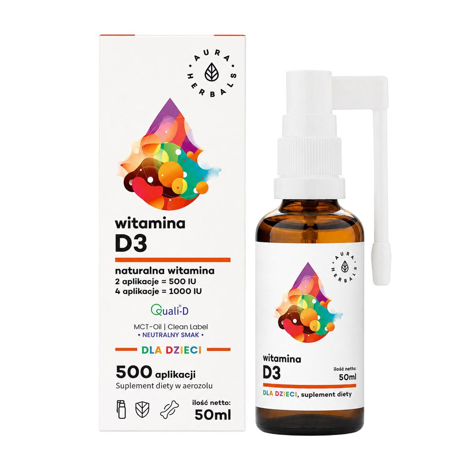 Aura Herbals - Vitamin D3 For Children - 50ml