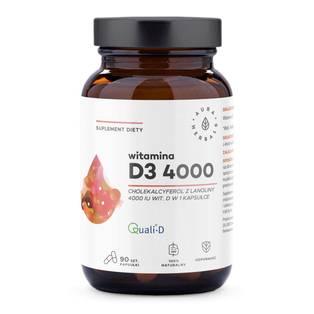 Aura Herbals - Vitamin D3 - 4000IU