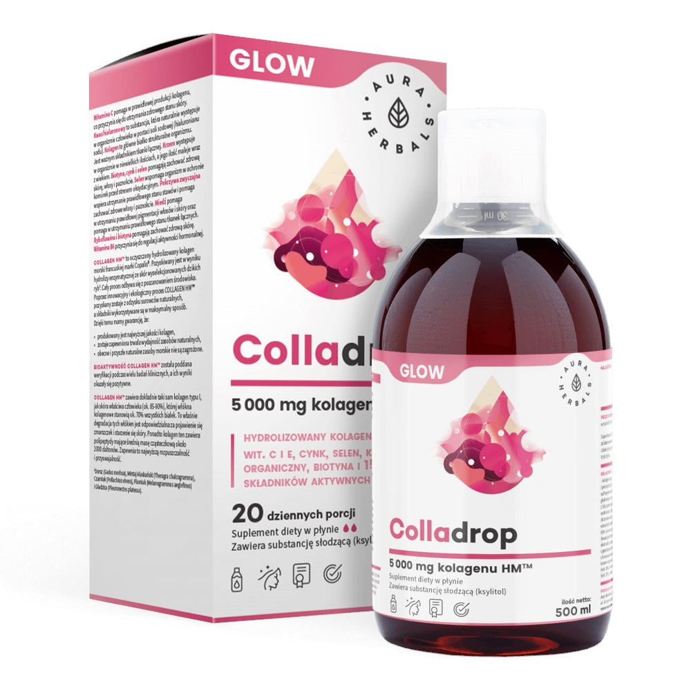 Aura Herbals Colladrop Glow öppen förpackning