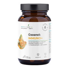 Aura Herbals Garlic Immuno+ baksida näringsfakta