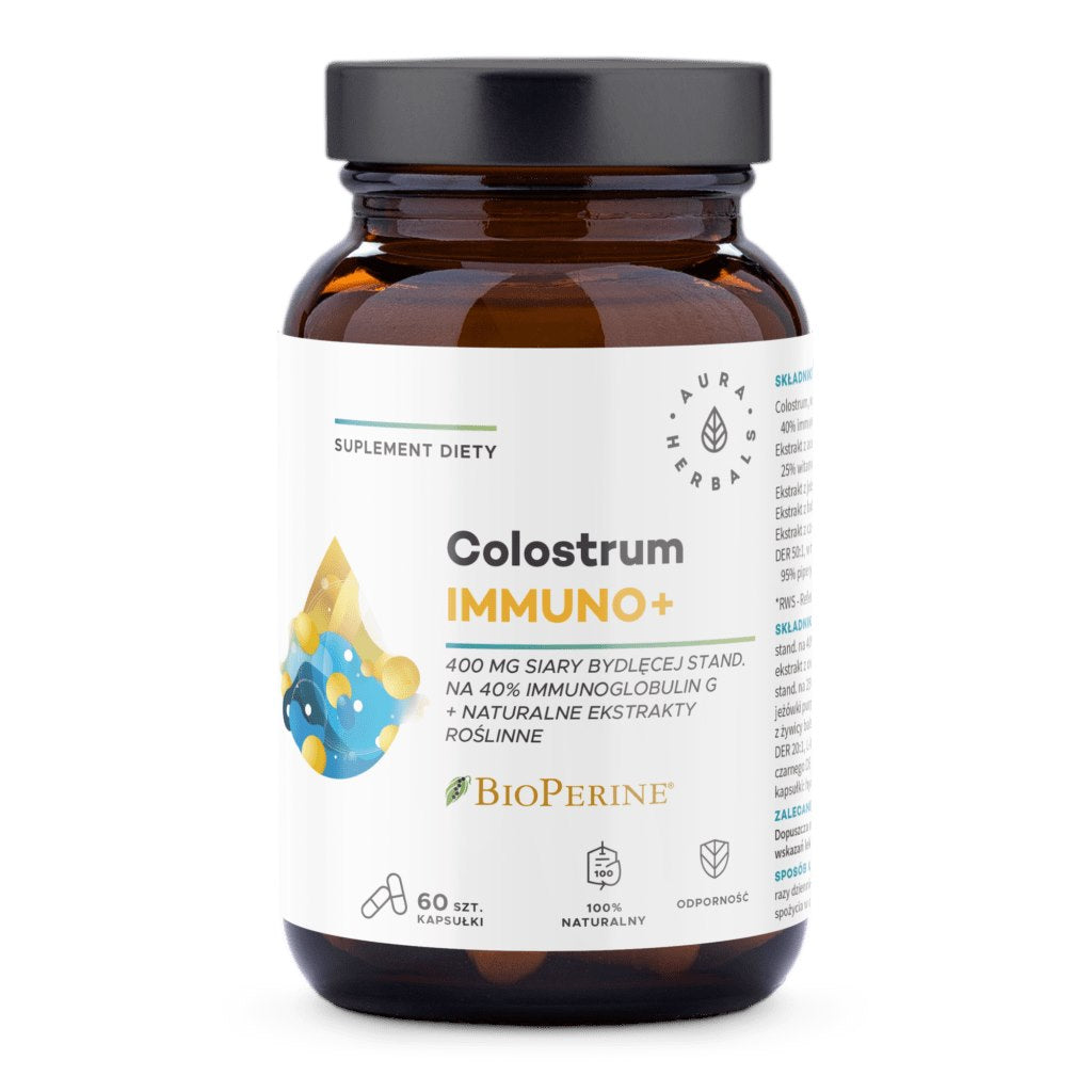 Aura Herbals - Colostrum Immuno + Bioperine - 60 Caps