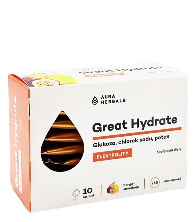 Aura Herbals Mango Passionfruit framsida förpackning