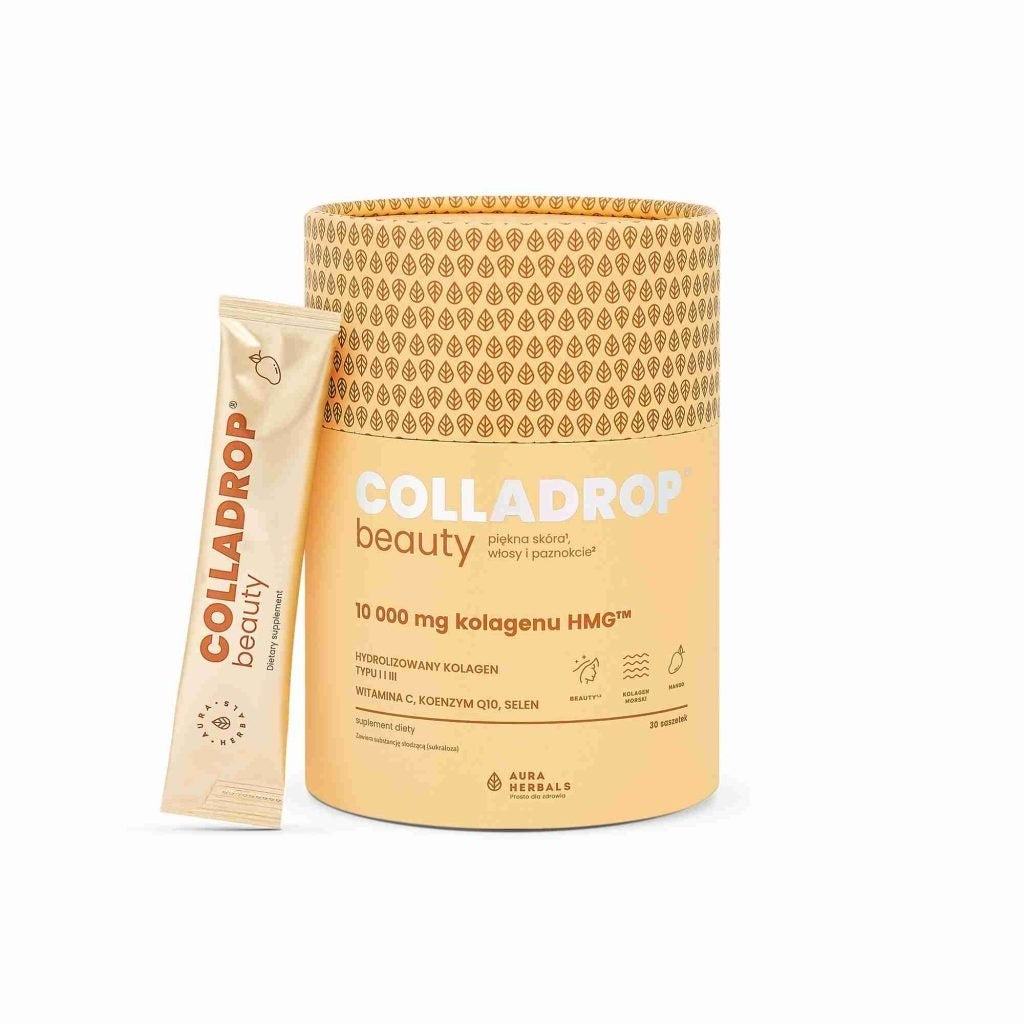 Colladrop Beauty – Kollagen & växtbaserat skönhetskomplement baksida