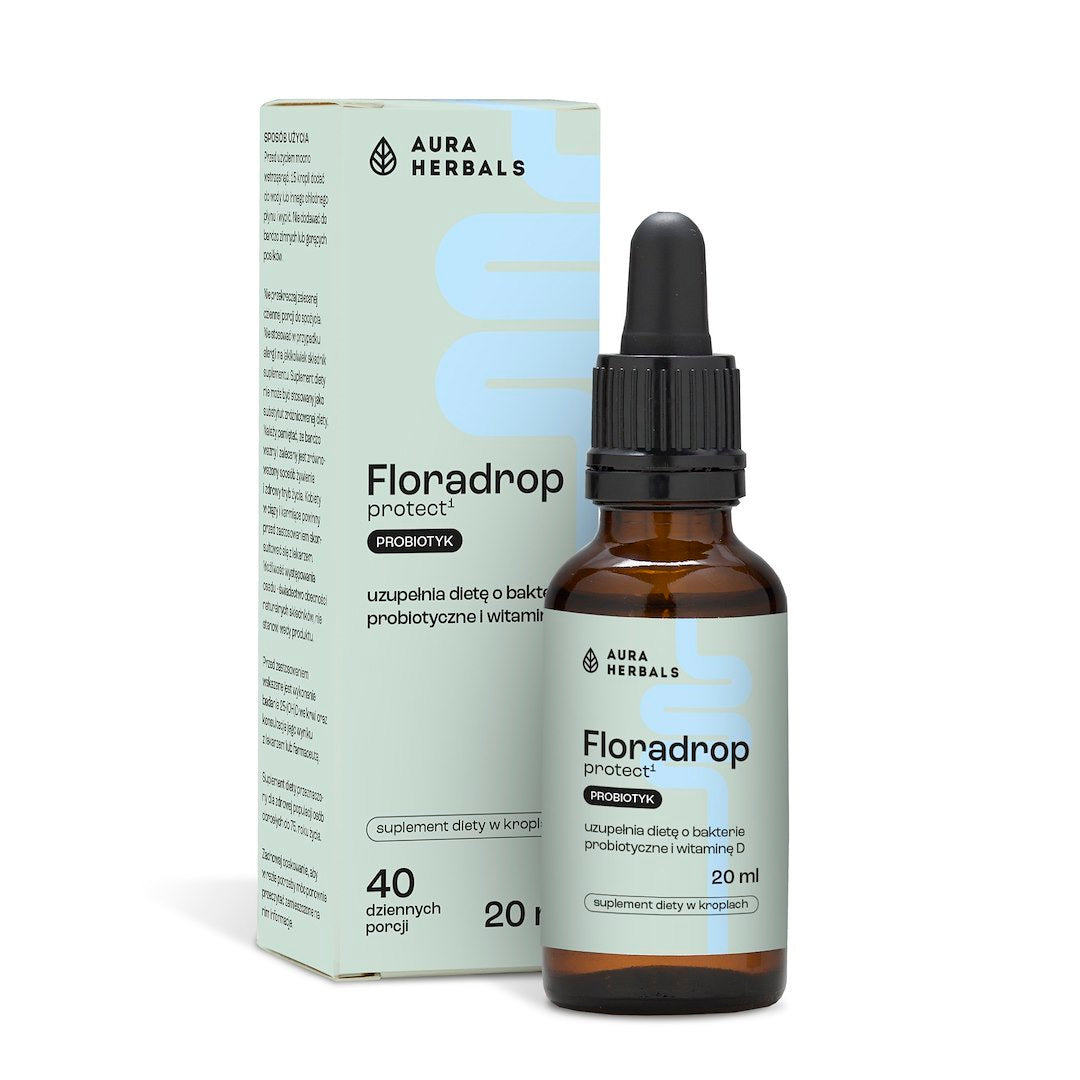Aura Herbals - Floradrop Protect Probiotic - 30 päivää - 20ml