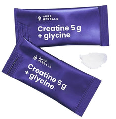 Aura Herbals Creatine Monohydrate + Glycine ingredienser lista