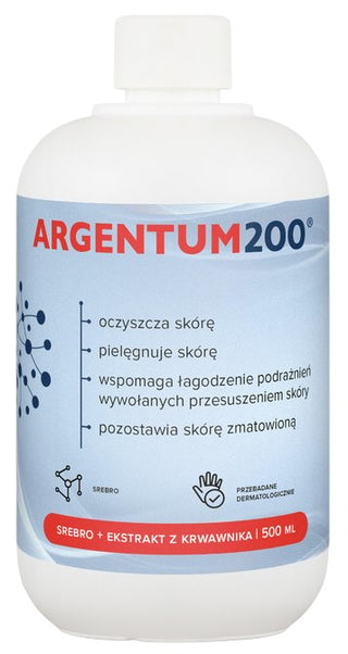 Argentum200 Silver Tonic 500ml framsida