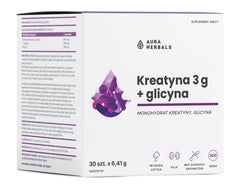 Aura Herbals - Creatine 3g + Glycine