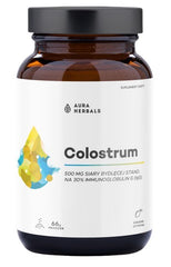 Aura Herbals Colostrum Extract ingredienser etikett