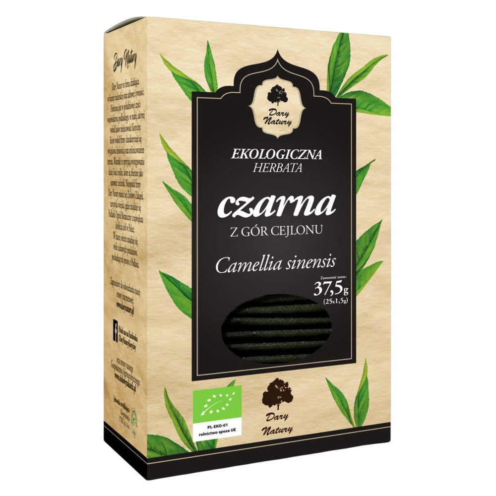 Dary Natury Black Tea Ceylonese Fix Organic framsida