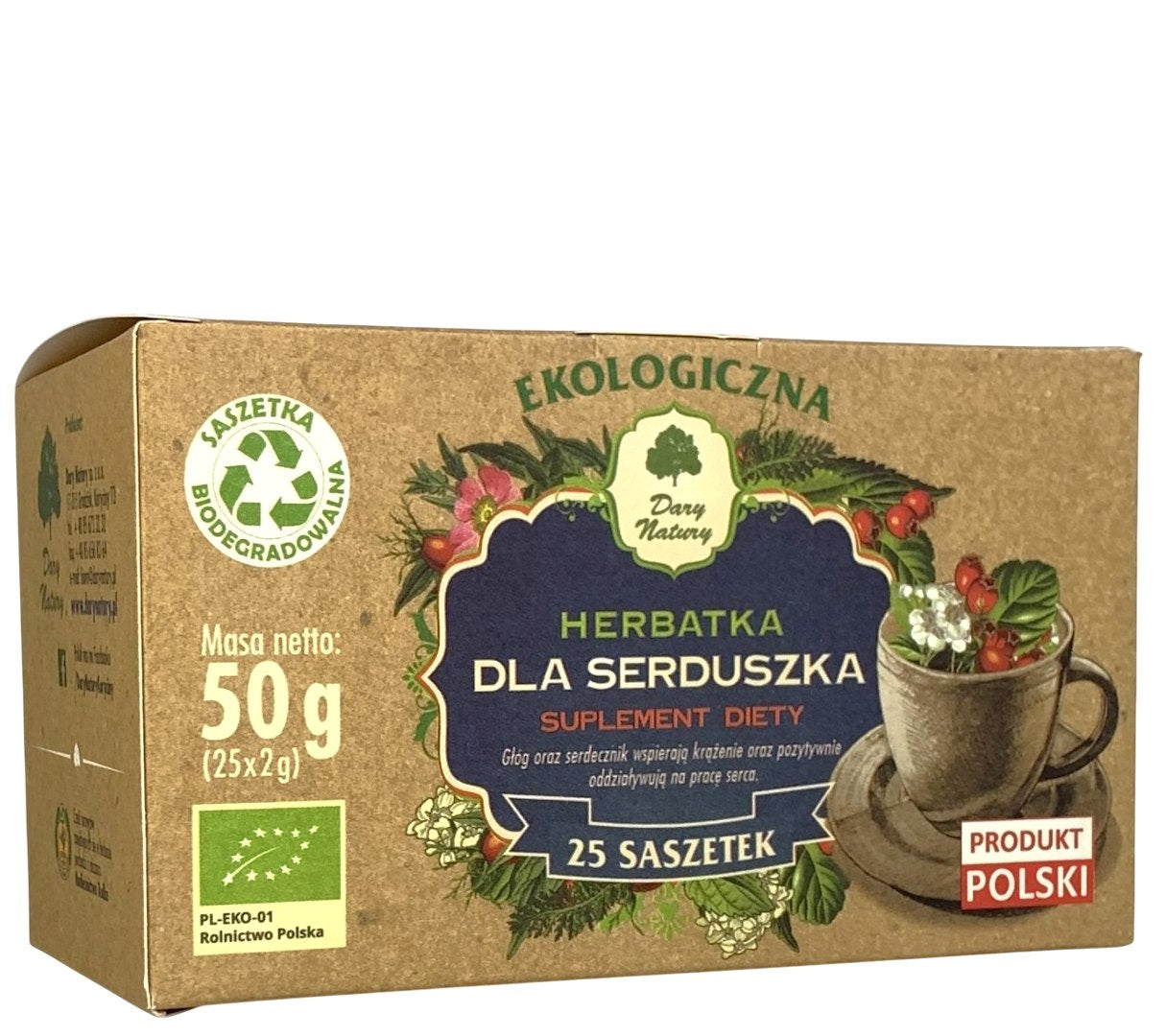 Dary Natury Heart Tea Fix Organic framsida