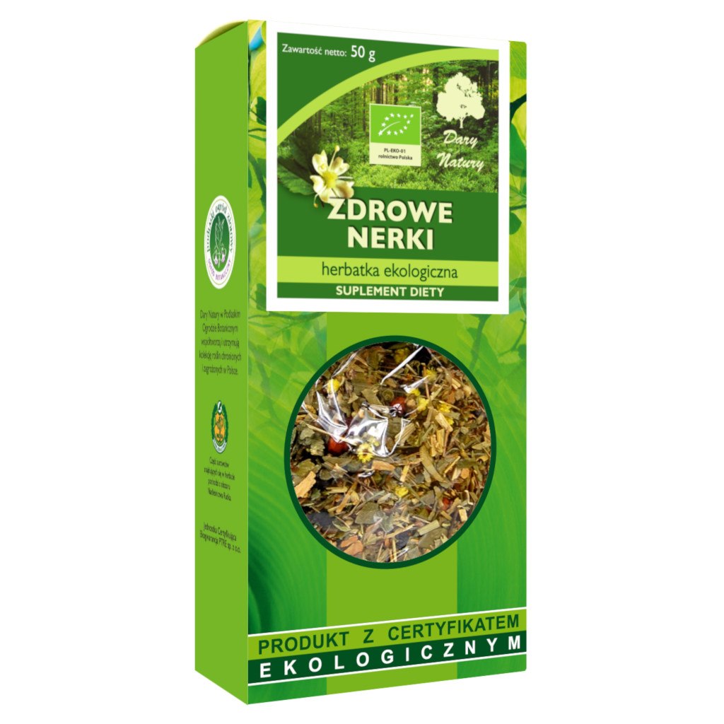 Dary Natury Organic Healthy Kidneys Herbal Tea baksida