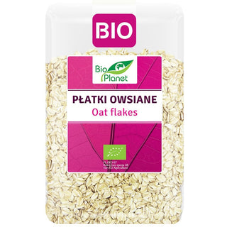 Bio Planet Organic Oat Flakes framsida