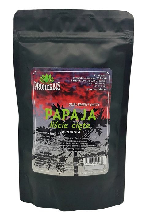 Proherbis - Papaya Skårne Blade - 100g