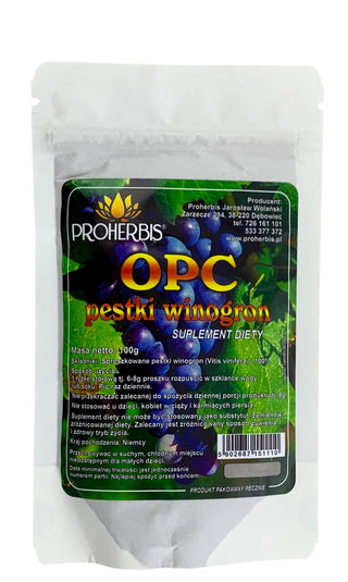 Proherbis - Opc Rypäleensiemenuutteet - 100g