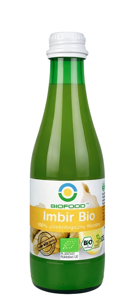 Bio Food Ginger Juice baksida näringsfakta