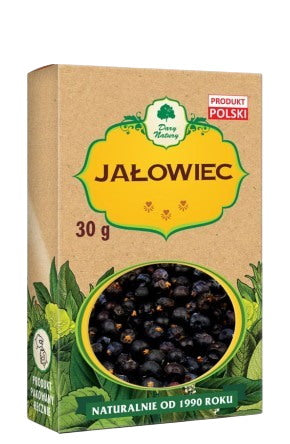 Dary Natury Juniper Fruit baksida näringsfakta