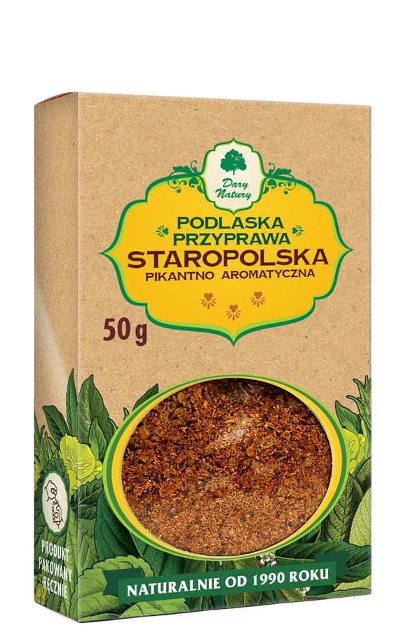 Dary Natury - Old Polish Seasoning baksida med ingredienser