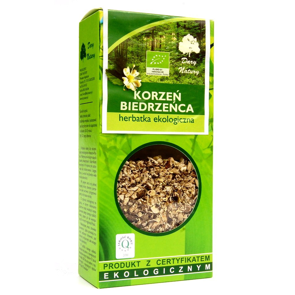 Dary Natury Burdock Root Organic baksida näringsinformation