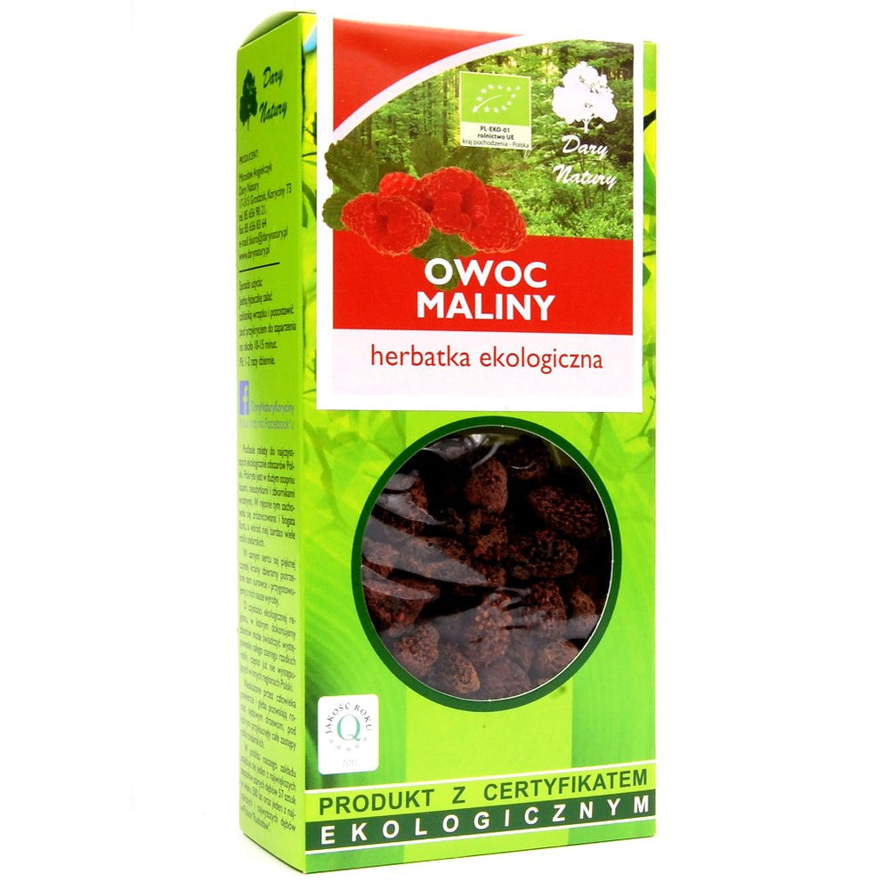 Dary Natury Organic Raspberry Fruit framsida