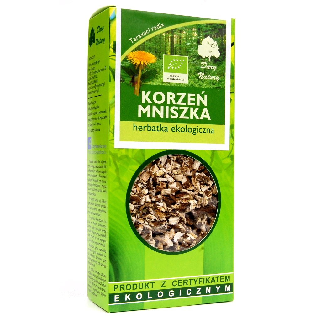 Dary Natury Dandelion Root baksida näringsinformation