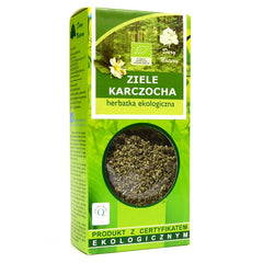 Dary Natury Artichoke Herb Tea baksida näringsinformation