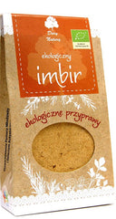 Dary Natury Organic Ground Ginger baksida näringsinformation