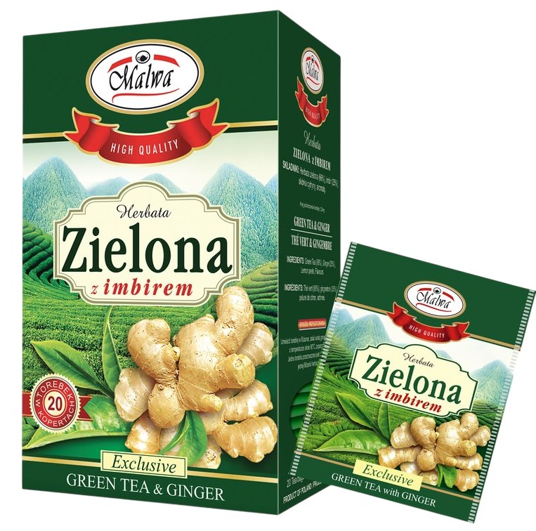Malwa Green Tea With Ginger näringsfakta och ingredienser