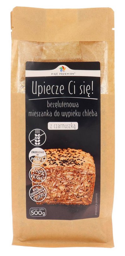 Pięć Przemian I'Ll Bake It For You glutenfritt brödblandning baksida näringsinformation