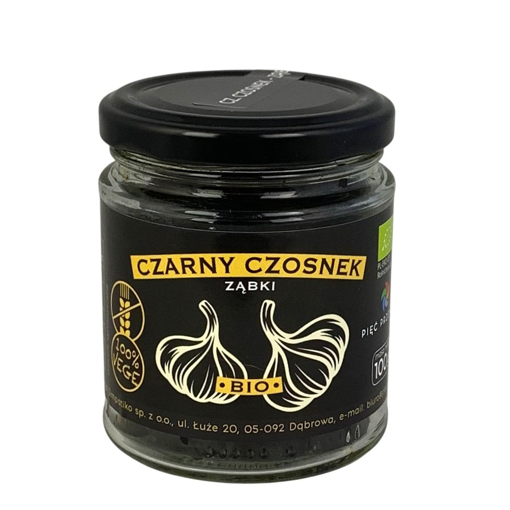 Pięć Przemian Black Garlic Cloves baksida näringsinformation
