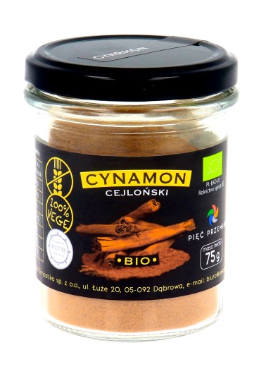 Pięć Przemian Ceylon Cinnamon Organic baksida