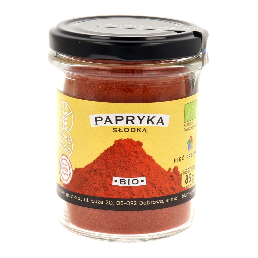 Pięć Przemian Sweet Paprika Ground baksida näringsfakta