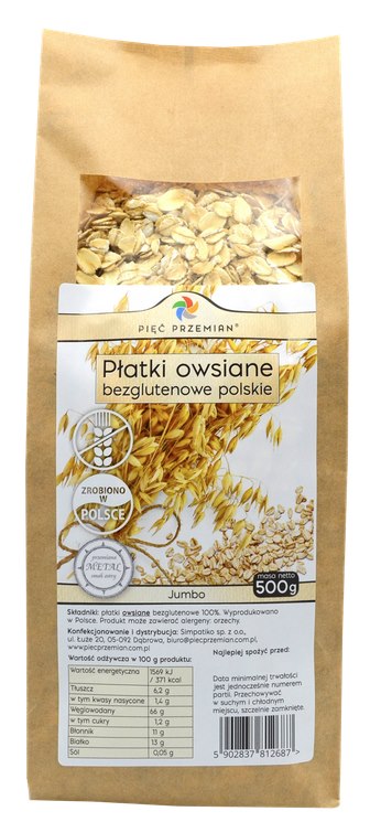 Viisi Muutosta - Gluteenittomat Kaurahelmiä Jumbo 500g