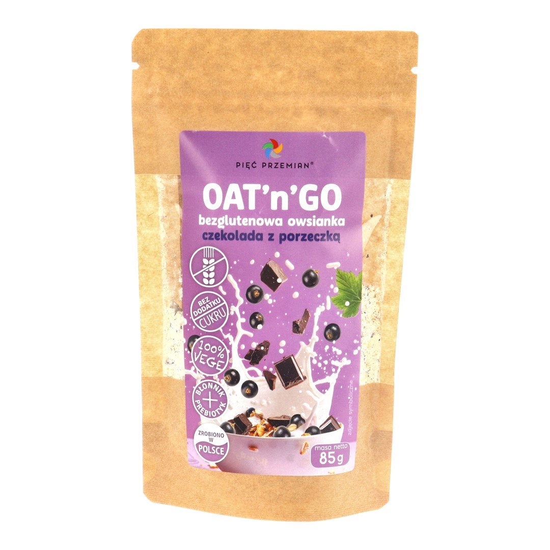 Pięć Przemian Oatmeal Chocolate Blackcurrant framsida