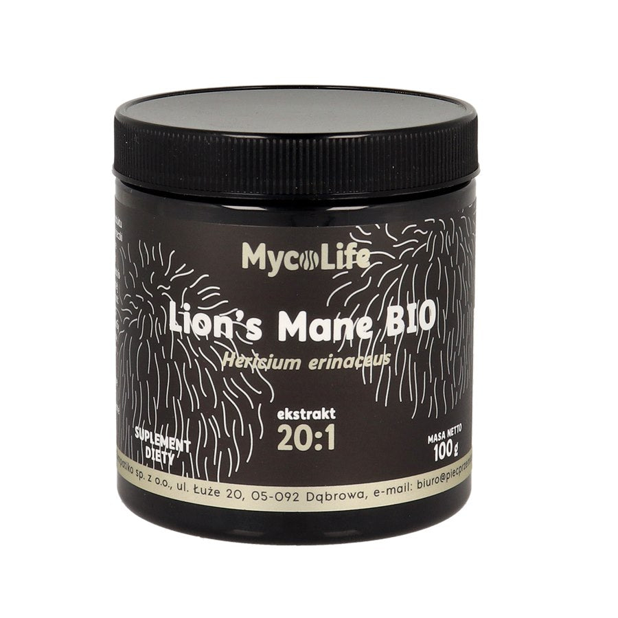 Mycolife Organic Mushroom Extract 20:1 framsida