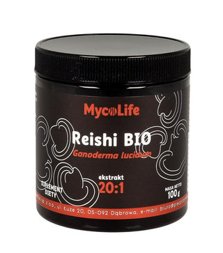MycoLife - Reishi-sieni BIO-uute 20:1 100g MYCOLIFE