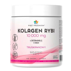 Pięć Przemian Fish Collagen jordgubb baksida näringsfakta