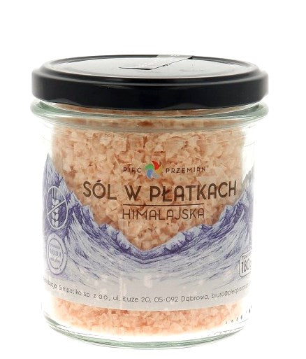 Pięć Przemian - Pink Himalayan Salt Flakes Gluten-Free 180g