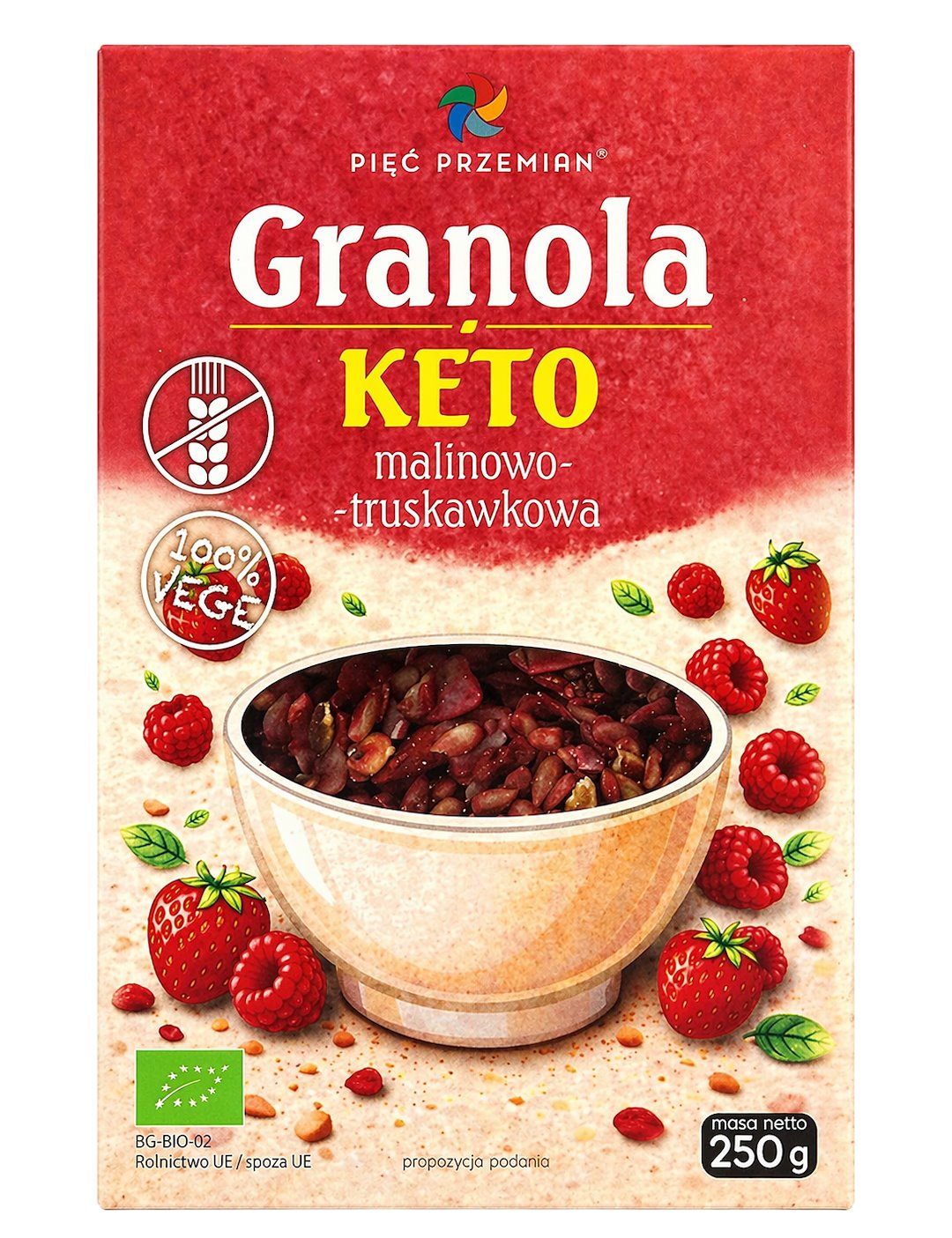 Keto Granola – Naturliga fetter & proteiner baksida