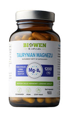 Biowen - Magnesiumtauraatti 1200mg B6-vitamiinilla (P-5-P) 100 kapselia