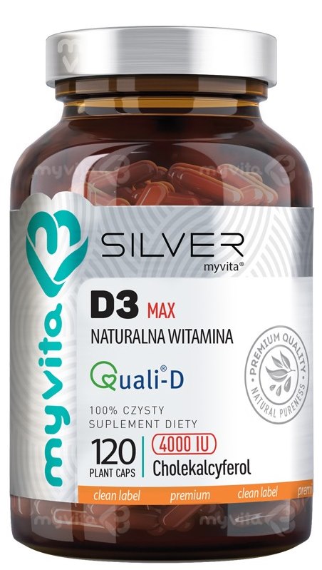 Myvita - Vitamin D3 Max 4000IU - 120 Caps