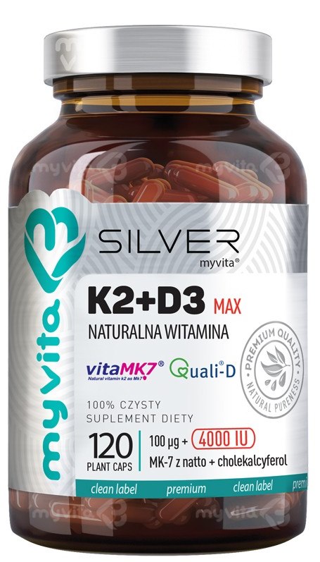 MyVita - Vitamin K2 100mcg + D3 4000IU Caps