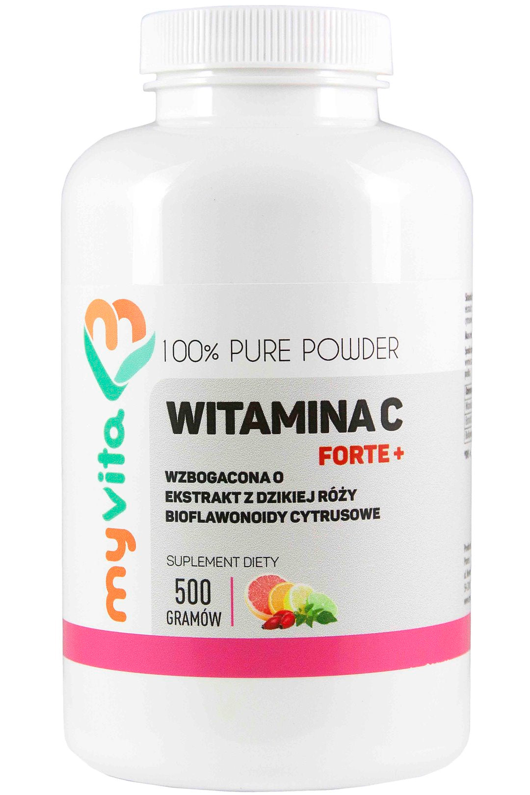 Myvita - Vitamin C FORTE+ jauhe - vitamin C + bioflavonoidit + ruusunmarja