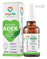 Myvita Vitamins Adek Forte 30ml flaska framsida